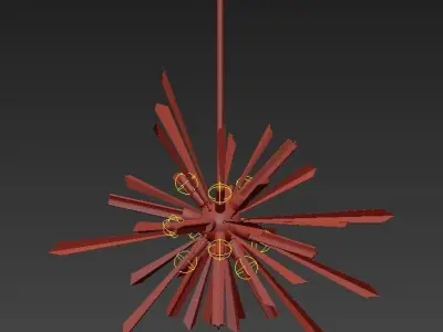 Waldorf Chandelier 3D model