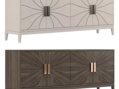 Console Delano with 2 materials 3D model