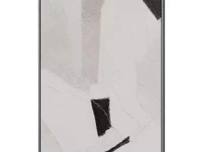 Abstract Painting Frame set 3D model 762