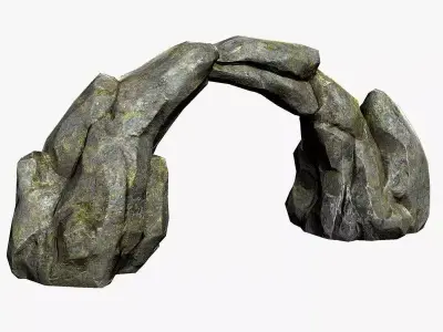 Stone Arch Low-poly 3D model