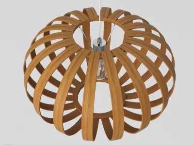 Bentwood Pendant Oblong by West Elm  3D model
