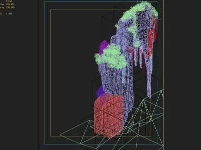 Explore the mountains - Rock 021 3D model