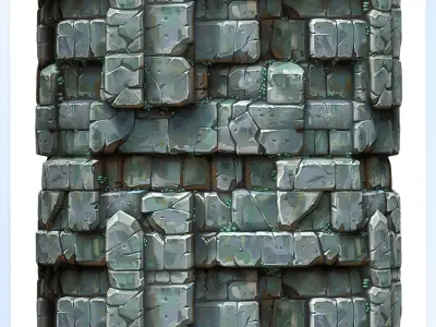 Stylized Wall Seamless Texture Texture