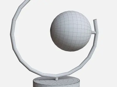 Moon Table Lamp 3D model