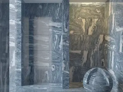 Marble wall 304 3D model
