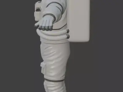 SPACESUIT Astronaut EMU SAFER 3D model 3D model