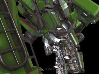 Log Haul Transformers for Animation and Game Low-poly 3D model