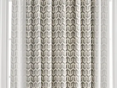 Curtain 379 3D model