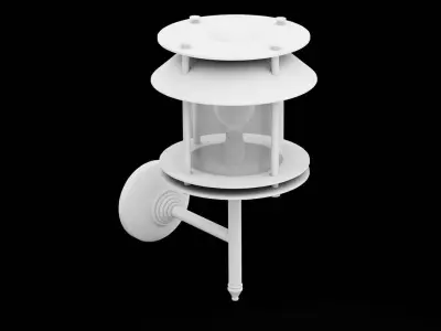 Wall Lamp Furniture 3D model get