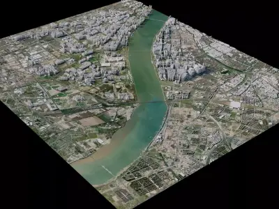 Hangzhou - China 3D model