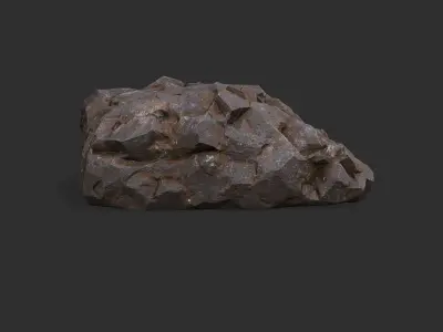 stairs stone 01 Low-poly 3D model