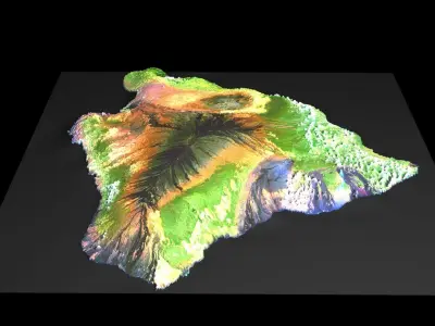 Hawaii Island 3D model