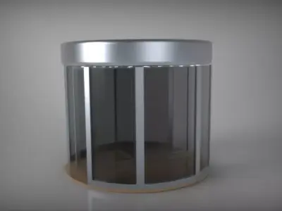Revolving Door Low-poly 3D model