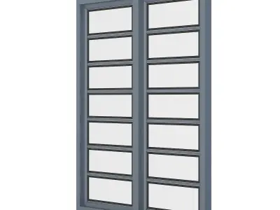 Metal Window 11 3D model