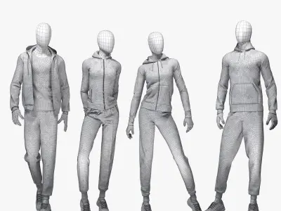  Sport suit set mixed 4 