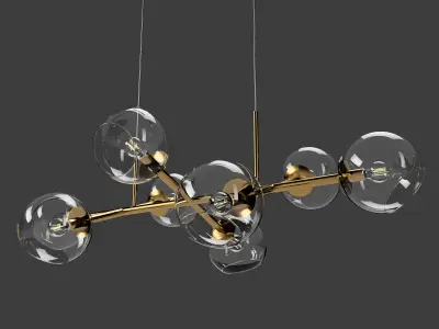Molecule Chandelier 3D model