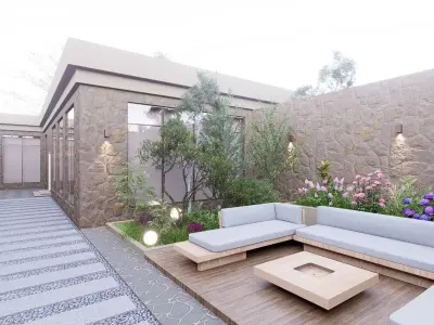 Coastal Resort 3D model