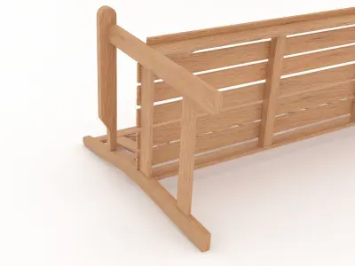Outdoor Garden Sofa 3D model