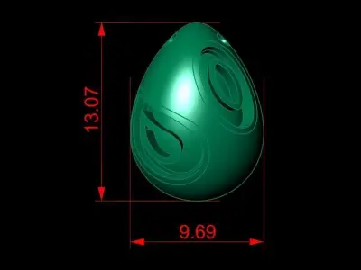 Pendant P208 3D Print Model 3D print model