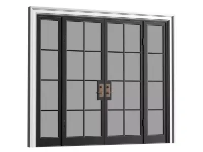 Entrance Outdoor modern street Front Doors 3D model