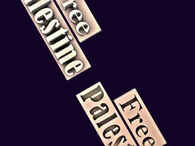 Free palestine Free 3D model