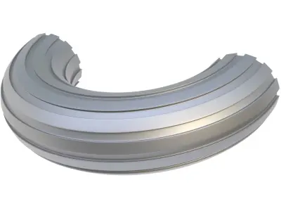 Furniture handle 01 3D model