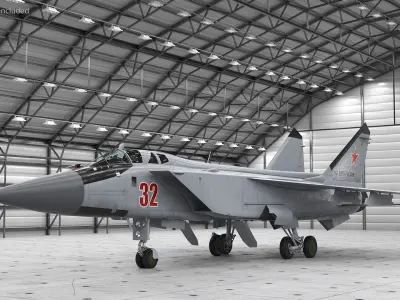  Mikoyan MiG-31 Supersonic Interceptor Aircraft 