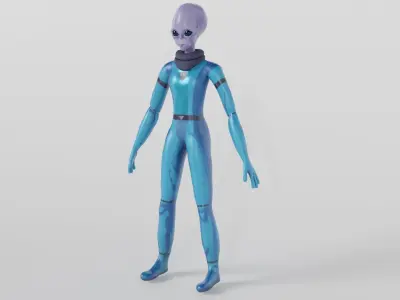 Sci-Fi Character  3D model