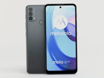 Motorola Moto E30 3D model