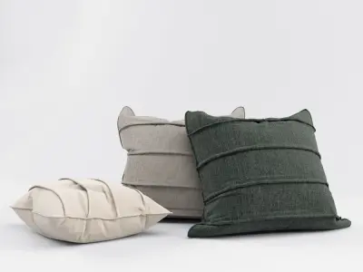 Pillow three pillows 3D model