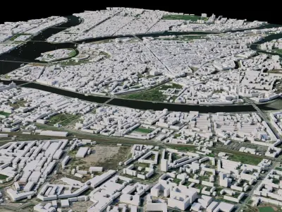 Saint Petersburg - Russia 3D model