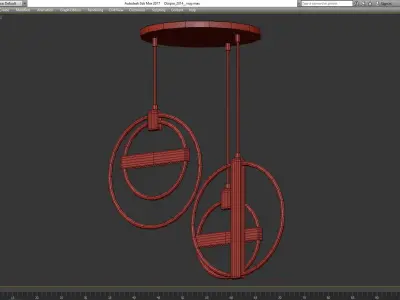 Chandeliers 3d models Collection 10 models Low-poly 3D model 3