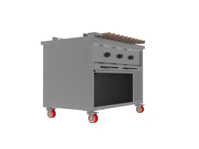 ROASTER  CHARCOAL GRILL 3D model