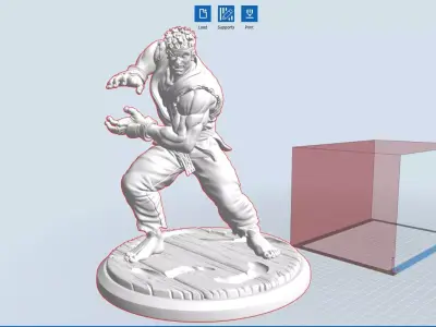 Street fighter RYU 3D print model