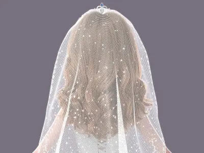  Cartoon Bride Rigged 