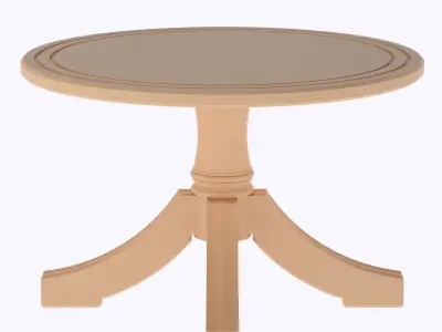 Oval shaped coffee table  3D print model