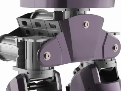  Modern Humanoid Robot Thumbs Up Pose 