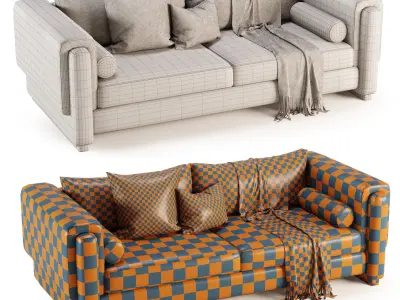 Howard Sofa by Egg Collective 3D model