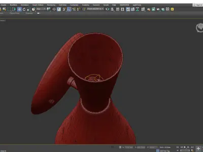 GALAXY SINGLE SCONCE Low-poly 3D model