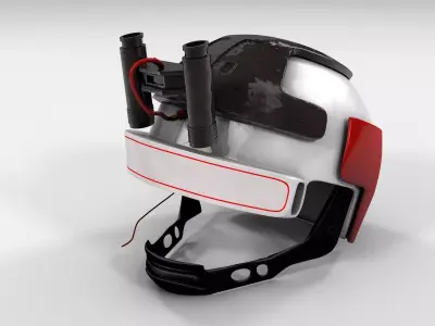 Soldier Military Helmet Scifi 3D Model 3D model