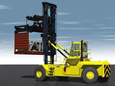 ForkLift Type General purpose Container Handler 3D model