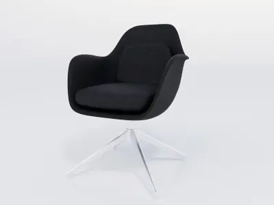 Swoon Dining Chair Collection Low-poly 3D model