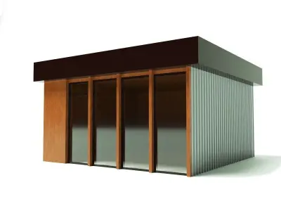 Mini mart Shopping pavillion 3D model