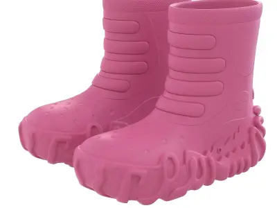 Crocs Boots FW24 Low-poly 3D model