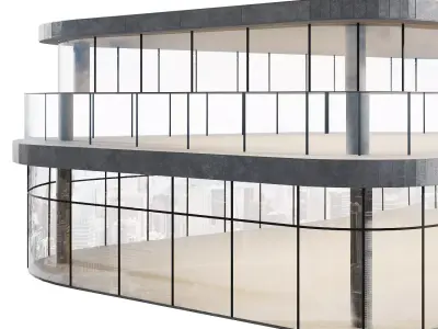 Commercial building 3D model 154