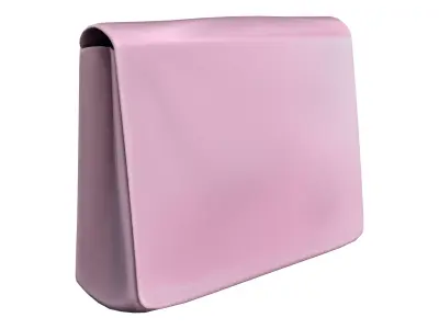 Pink Hand Purse Low-poly 3D model