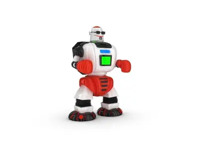 Funny Robot Character 3D model