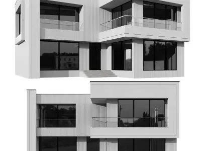 MODERN HOUSE NO24 A 3D model