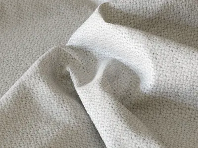 Fabric Imperia 02 White 4k PBR Texture