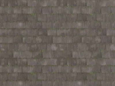 Weathered Grey Wood Planks with Moss Texture